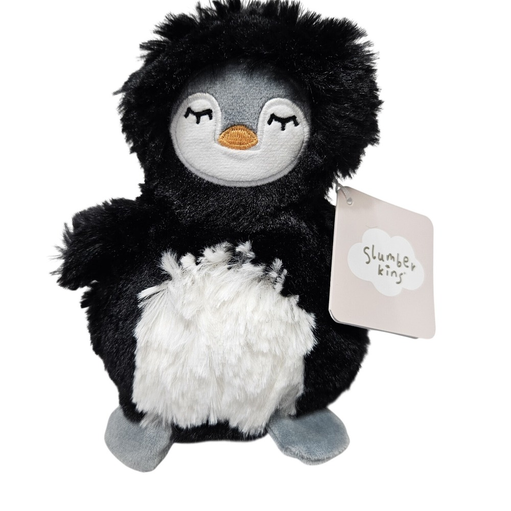 Slumberkins LIMITED EDITION Black & White Penguin Mini Plush‎ Stuffed Animal